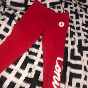 It’s a red converse leggings